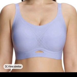 Seamless Lavender Wireless Comfort Bra